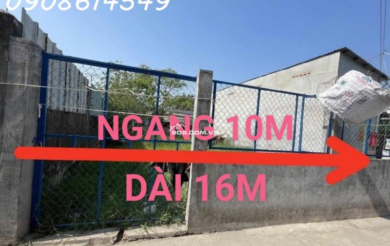 Đất Nền Đẹp NGANG 10M Hẻm 6M Sát Thị Trấn Hóc Môn Sổ Hồng Riêng Full Thổ Cư 160m2